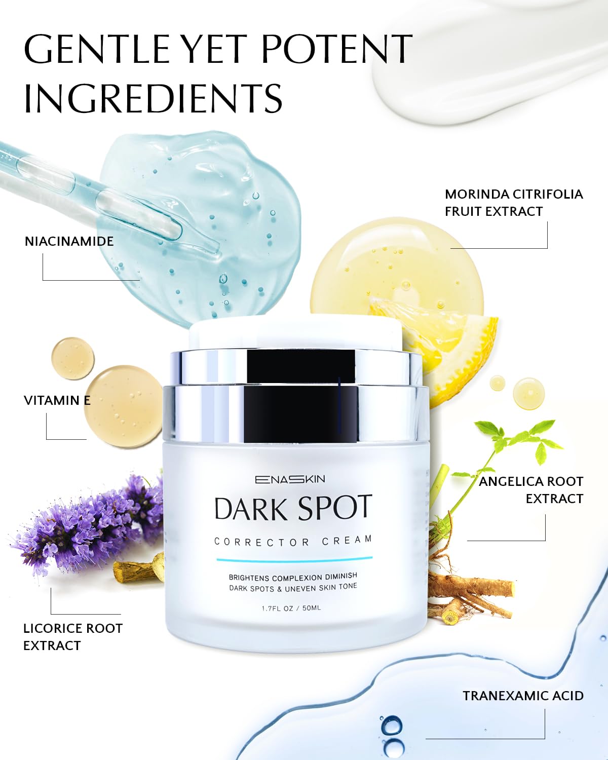 EnaSkin Dark Spot Corrector Cream texture close-up