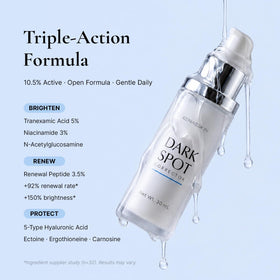EnaSkin Dark Spot Corrector Serum application on skin