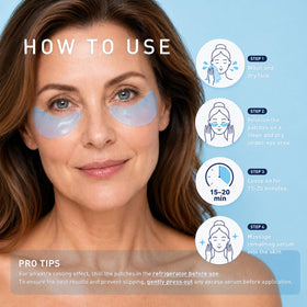 Enaskin Naturals Under Eye Patches in a beauty setting
