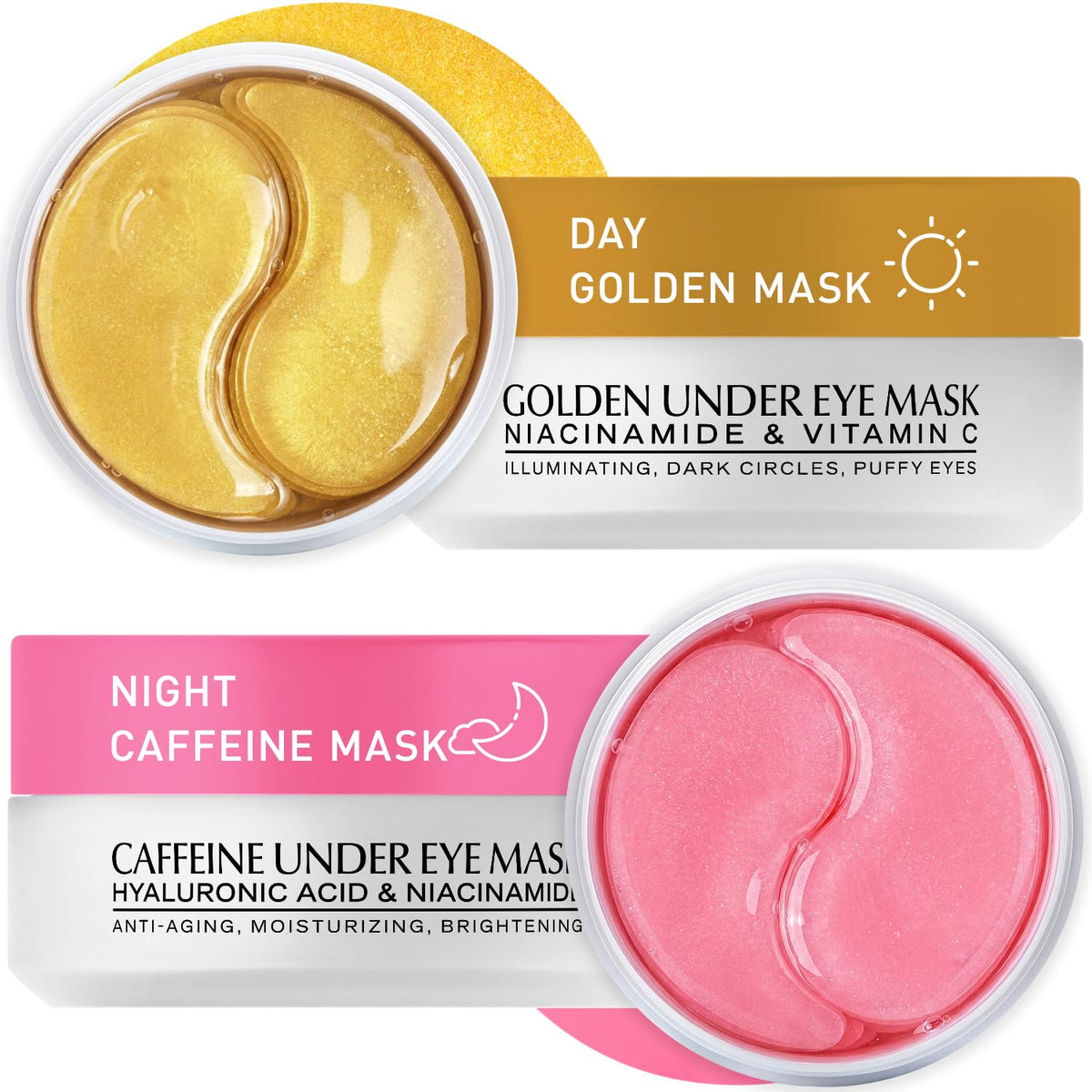 Enaskin Naturals Under Eye Patches Kit packaging front view