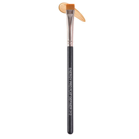 ENERGY Flat Definer Makeup Brush 212 front view with glitter black handle