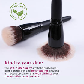 ENERGY Stippling Brush being used for foundation application