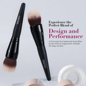 ENERGY Stippling Brush showing dual-layer bristles