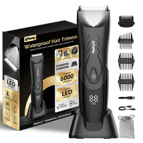 ENSSU Body Hair Trimmer front view with LED light