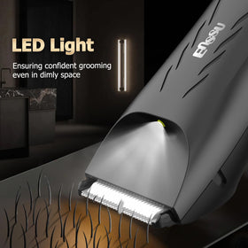 ENSSU Body Hair Trimmer with charging station and digital display