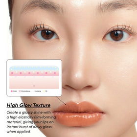 ENTROPY MAKE UP Glossy Lip Tint Beryl Charm swatch
