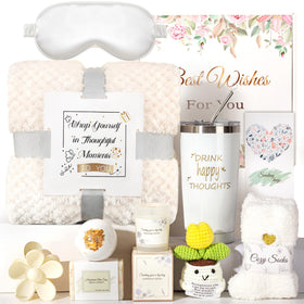 ENVTEK Get Well Gifts Set 11-piece spa gift box front view