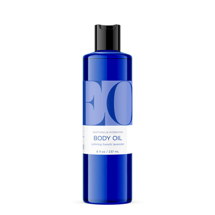EO French Lavender Body Oil 8 Ounce front view