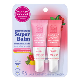 eos 24H Moisture Super Balm Pink Lemonade and Wild Cherry front view