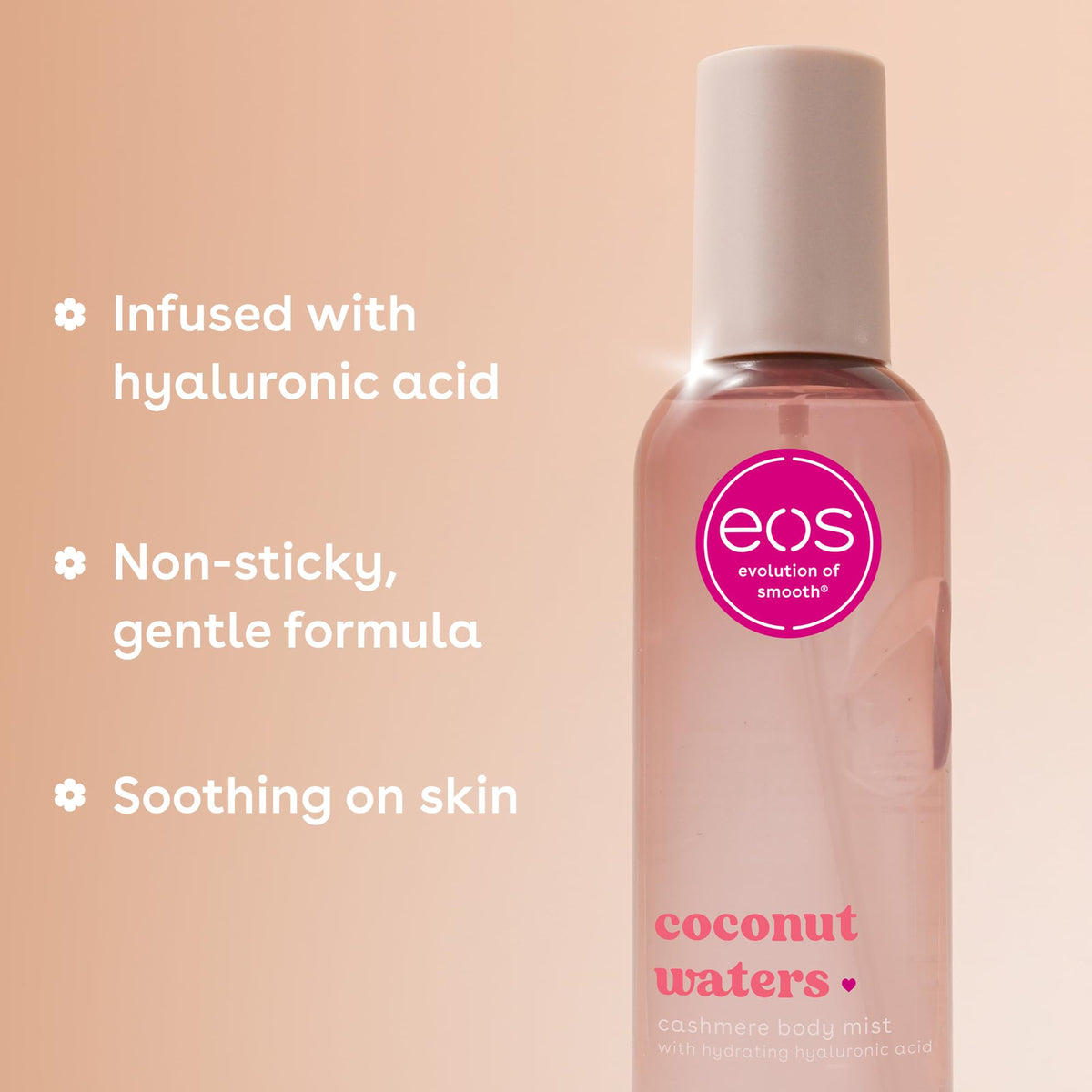eos Cashmere Body Mist Coconut Waters back view