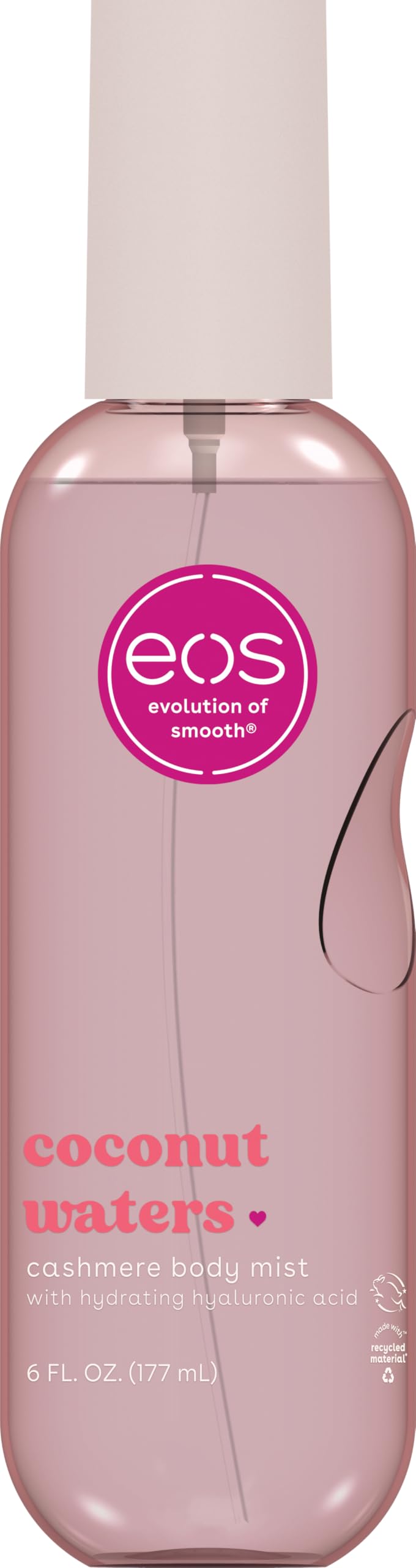 eos Cashmere Body Mist Coconut Waters front view