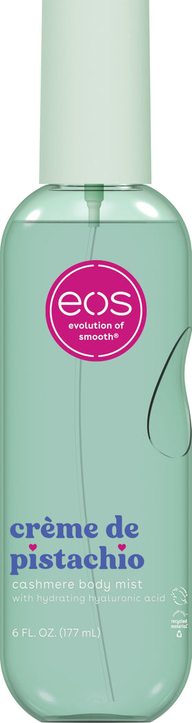 eos Cashmere Body Mist Crème de Pistachio front view