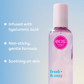 eos Cashmere Body Mist Fresh & Cozy back view bottle