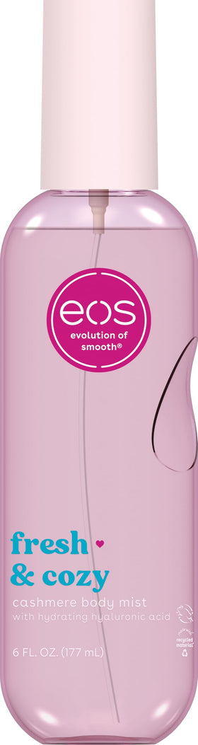 eos Cashmere Body Mist Fresh & Cozy front view bottle