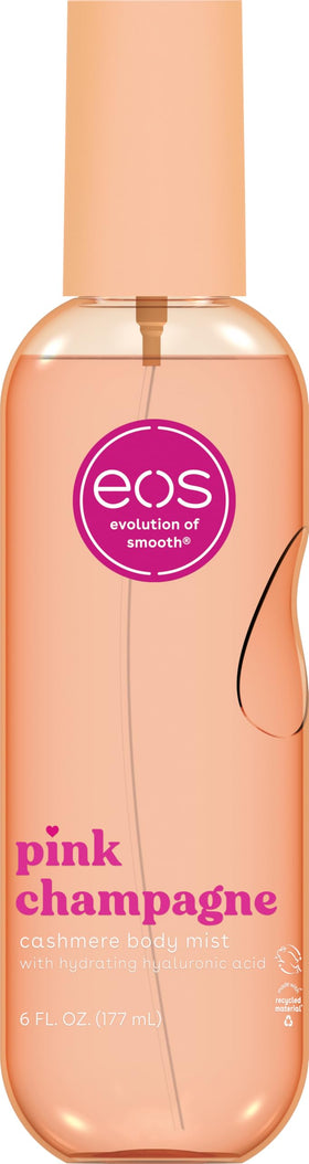 eos Cashmere Body Mist Pink Champagne front view