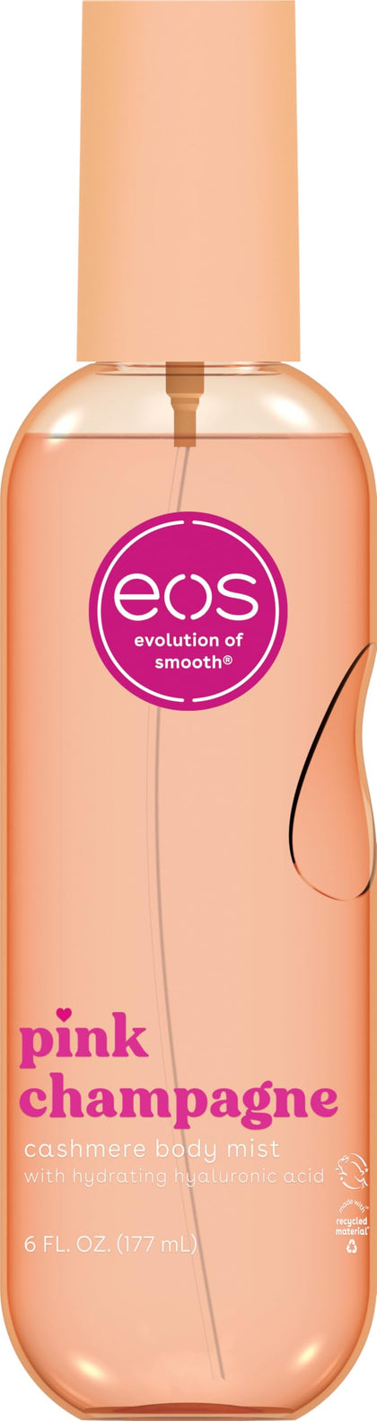 eos Cashmere Body Mist Pink Champagne front view