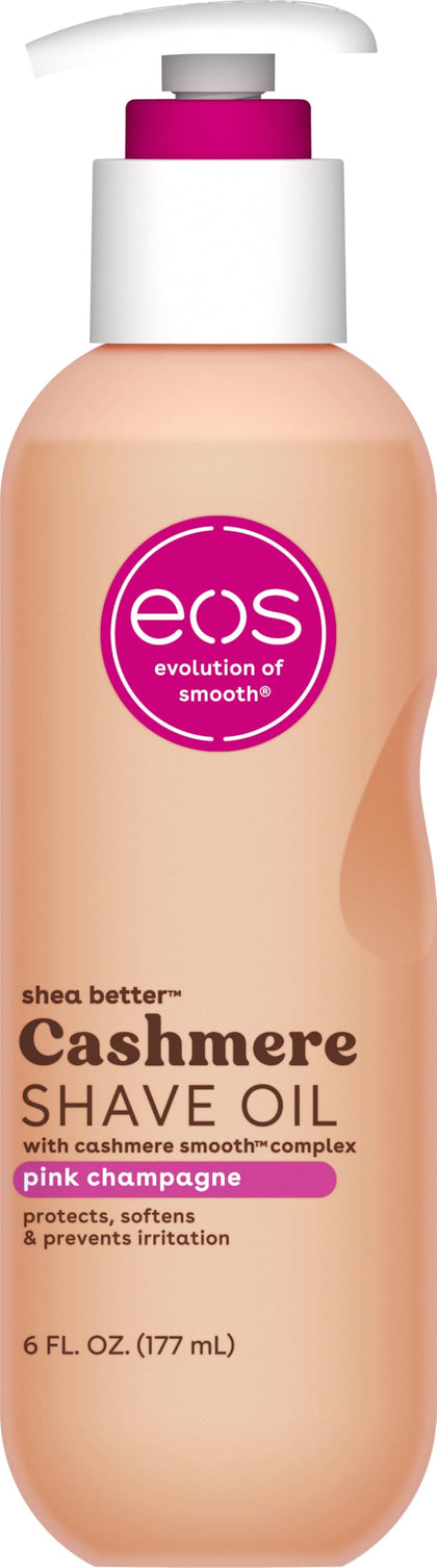 eos Cashmere Shave Oil Pink Champagne 6 fl oz front view