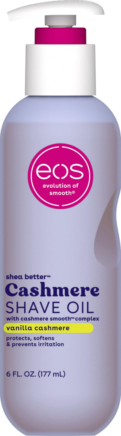eos Cashmere Shave Oil Vanilla Cashmere front view
