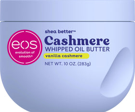 eos Cashmere Whipped Oil Body Butter 10 oz front view