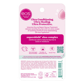 eos The Hero Lip Repair showing the balm being applied to lips