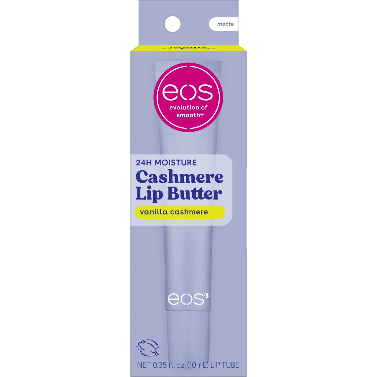eos Vanilla Cashmere Lip Butter 0.35 oz front view