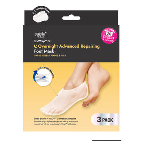 Epielle TruWrap Fit Overnight Foot Mask 3-Pack with Shea Butter