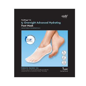 Epielle TruWrap Fit Overnight Hydrating Foot Mask lifestyle scene