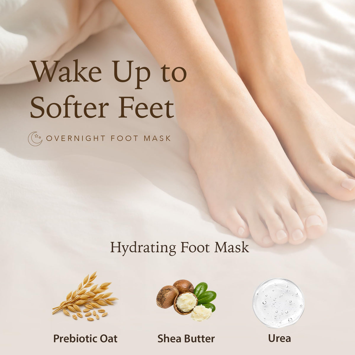 Epielle TruWrap Fit Overnight Hydrating Foot Mask side view