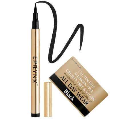 EPILYNX Liquid Eyeliner Waterproof Vegan Black front view
