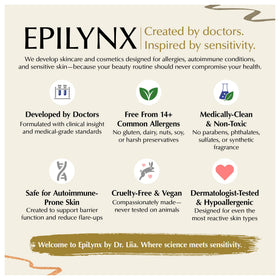 EPILYNX Liquid Eyeliner Waterproof Vegan Black on model