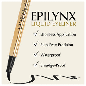 EPILYNX Liquid Eyeliner Waterproof Vegan Black side view