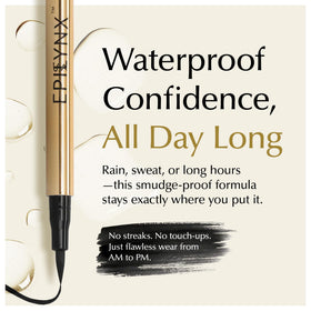 EPILYNX Liquid Eyeliner Waterproof Vegan Black tip close-up