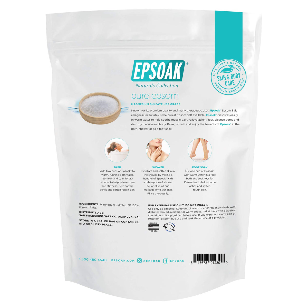 Epsoak Epsom Salt for foot soak