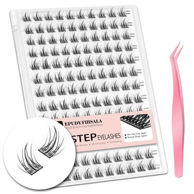EPUDY FIHSALA Spike Lash Clusters front view with packaging