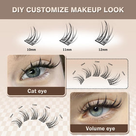 EPUDY FIHSALA Spike Lash Clusters in natural light