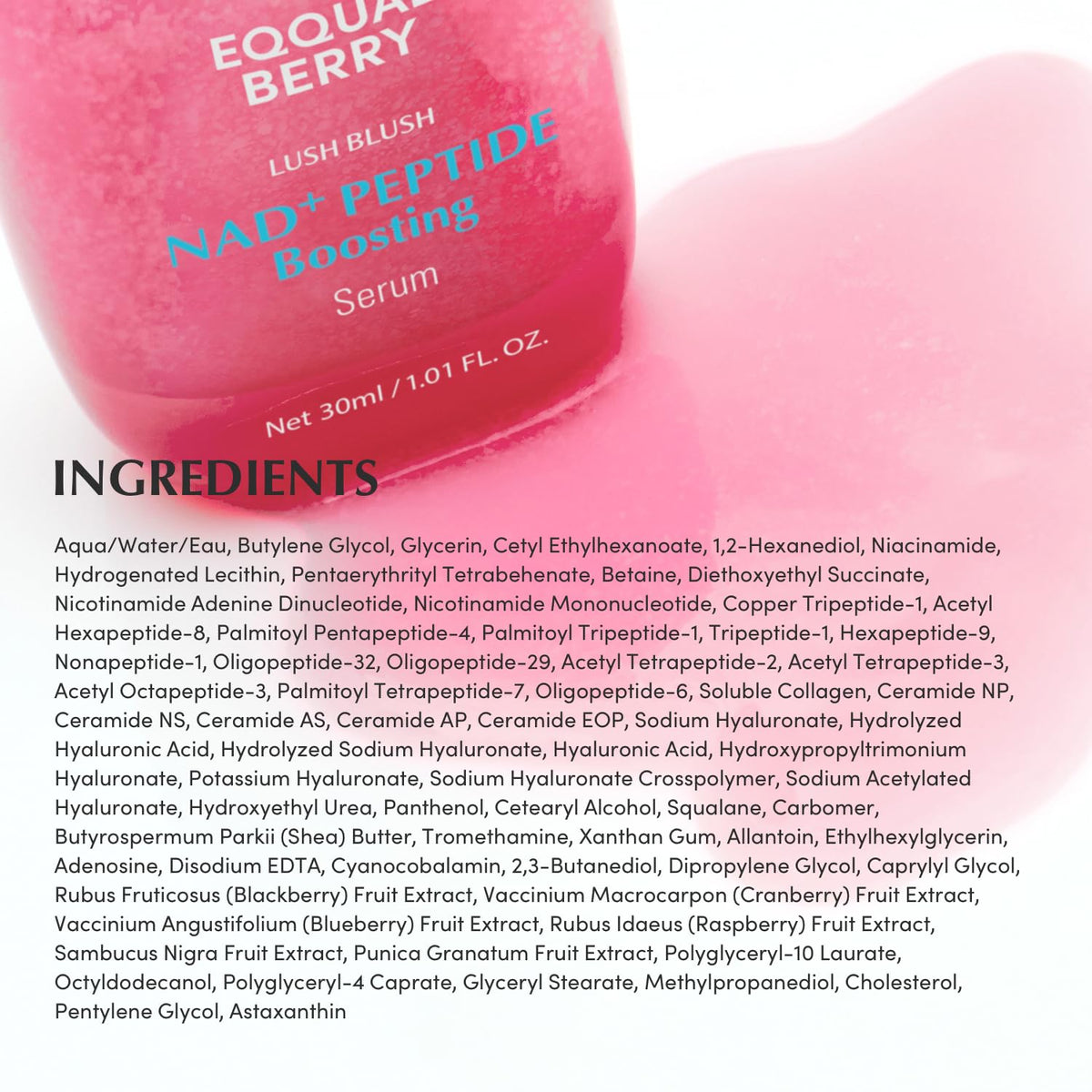 EQQUALBERRY NAD+ Peptide Serum double pack display