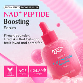 EQQUALBERRY NAD+ Peptide Serum packaging side view