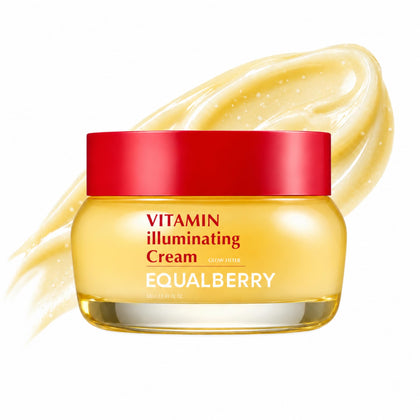 EQUALBERRY Vitamin Illuminating Cream front view with packaging