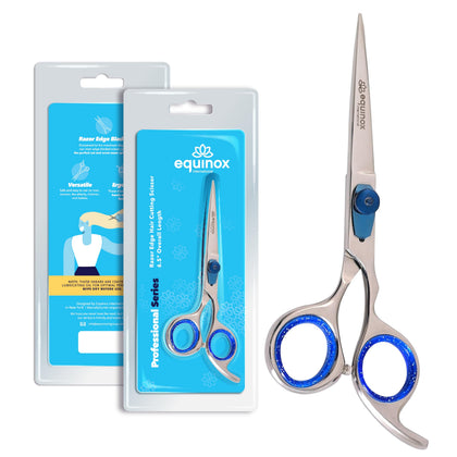 Equinox Hair Scissors 6.5-inch front view showcasing blades