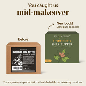 era of nature Organic Raw Shea Butter in a bowl for application