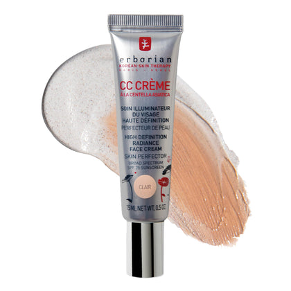 Erborian CC Cream Clair 0.5 Oz front view with packaging