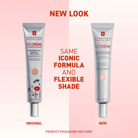 Erborian CC Cream Clair texture on skin