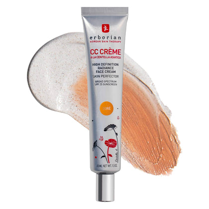 Erborian CC Cream Doré 1.5 oz front view with packaging