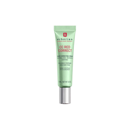 Erborian CC Red Correct green colour corrector front view, 30g