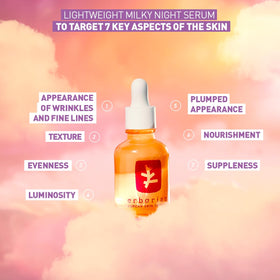 Erborian Multi-Perfecting Milky Night Serum back view showing ingredients