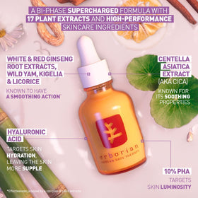 Erborian Multi-Perfecting Milky Night Serum side view with cap