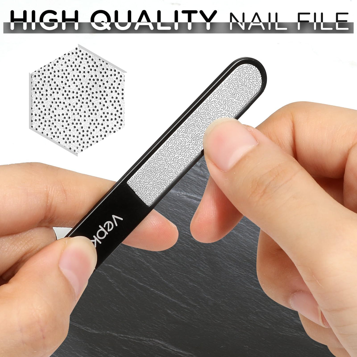 Ergonomic angle of Vepkuso nail clippers for easy use