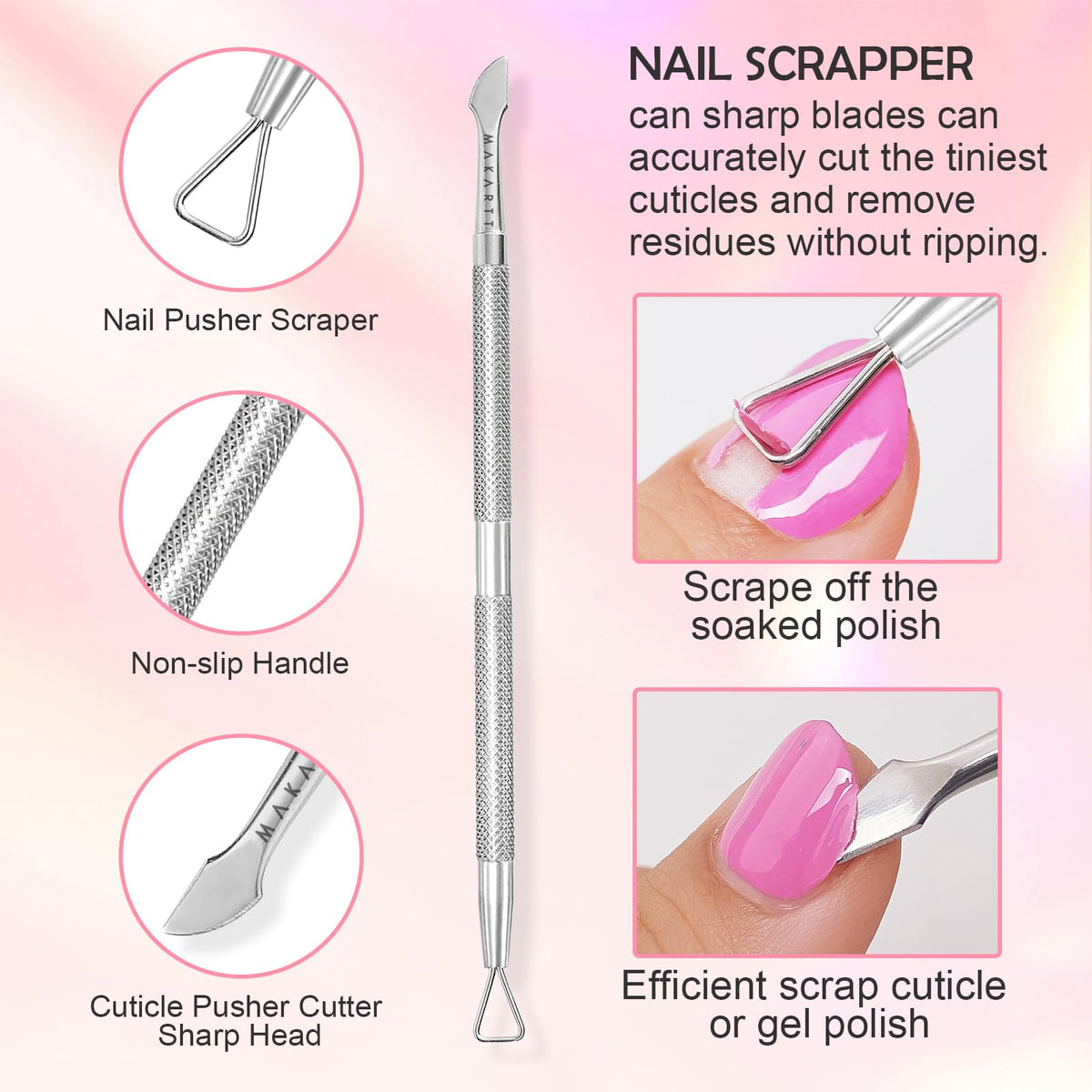 Ergonomic handle design of Makartt nail trimmer
