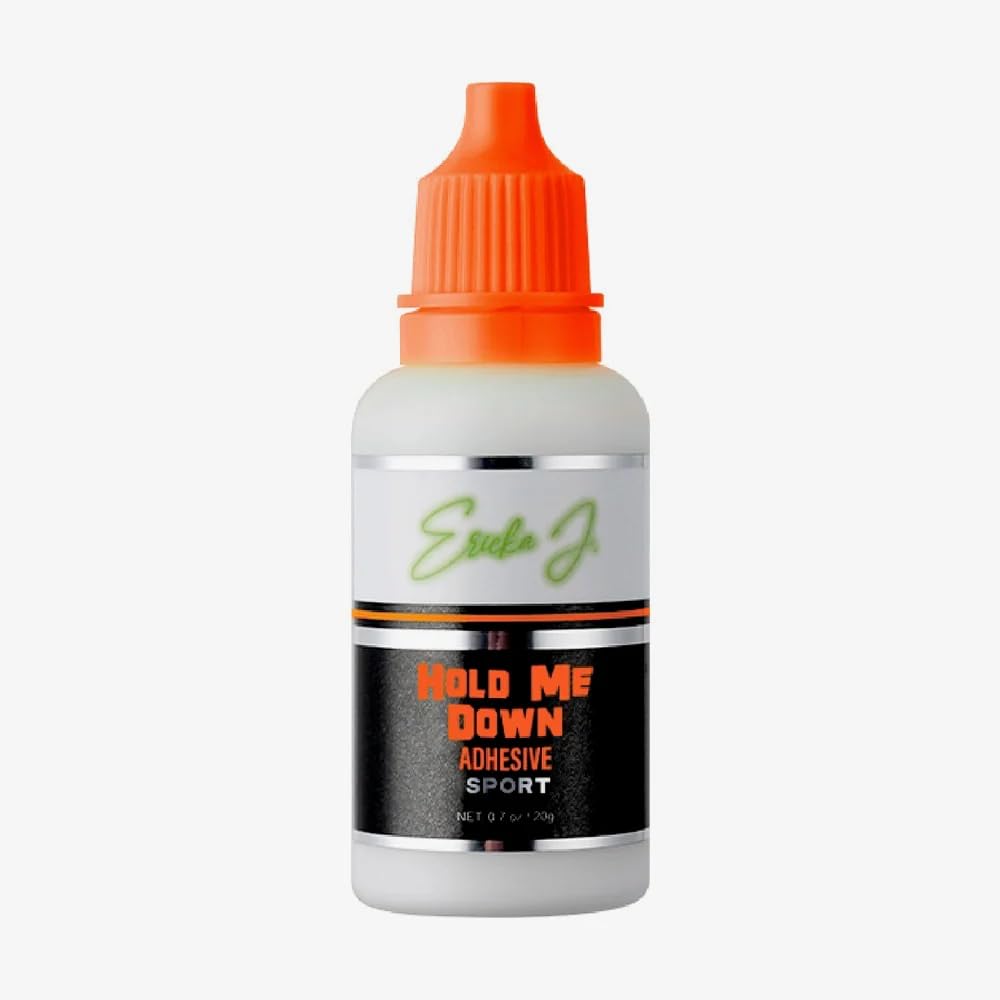 Ericka J Hold Me Down Adhesive Sport 20g peach flavoured packaging front view