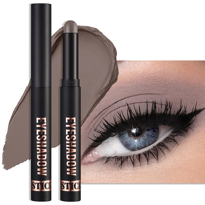 Erinde Cream Matte Eyeshadow Stick Gray Brown front view